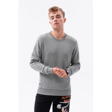 Bluza sport regular fit cu decolteu la baza gatului