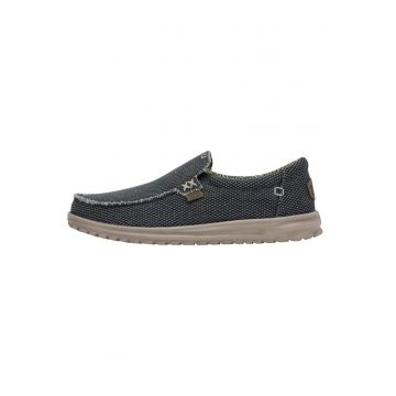 Męskie Lekkie Mokasyny Buty Półbuty Wsuwane Mikka Braided - Albastru