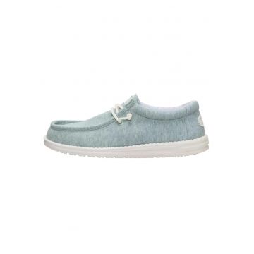 Męskie Lekkie Mokasyny Buty Półbuty Wsuwane Wally Stretch Jersey - Verde