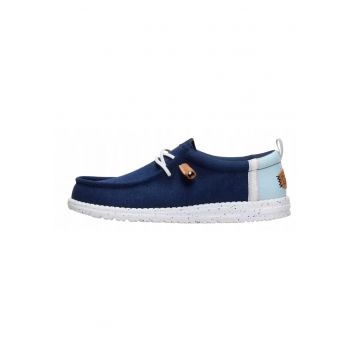 Mocasini barbati - Hey Dude - Wally Summer Linen - bleumarin - Albastru