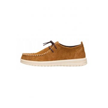 Mocasini Barbati -  NXT Moc - Piele Intoarsa - Maro -
