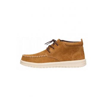 Pantofi barbatesti - Hey Dude - Wally NXT Mid - maro - piele intoarsa - marimea