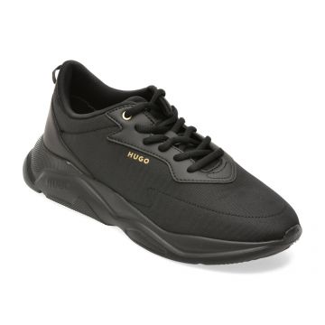 Pantofi sport HUGO negri, 7985, din material textil