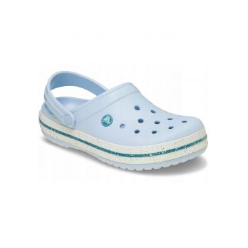 Saboti barbati -  Crocband Speckled Band Clog - albastru Blue Frost - marimea 48-49 - material Croslite - talpa antiderapanta