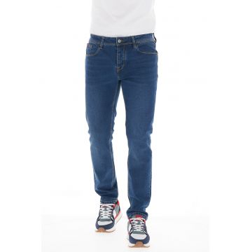 Blugi regular fit cu talie medie Blugi regular fit cu talie medie