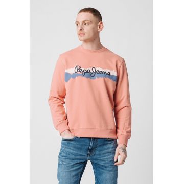 Bluza sport cu imprimeu logo Donte