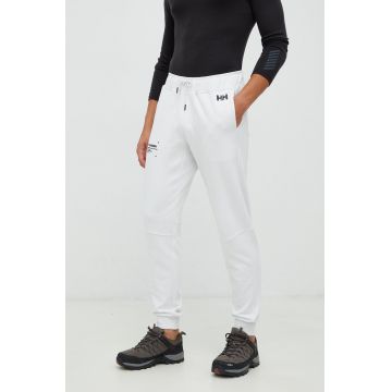 Helly Hansen pantaloni barbati, culoarea gri, neted