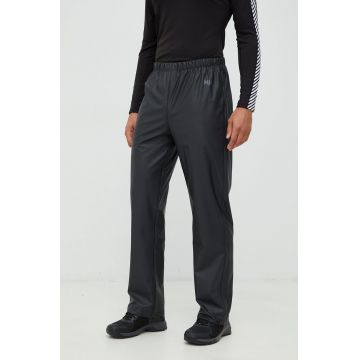 Helly Hansen pantaloni barbati, culoarea negru, drept