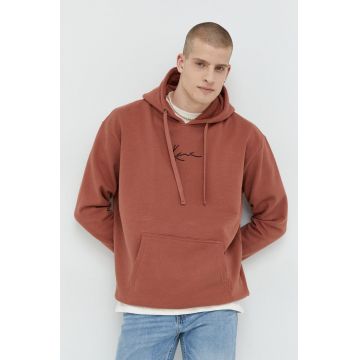 Karl Kani bluză barbati, culoarea maro, cu imprimeu 6028218-dark.coppe