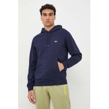 Lacoste bluză bărbați, culoarea bleumarin, uni SH9623-031