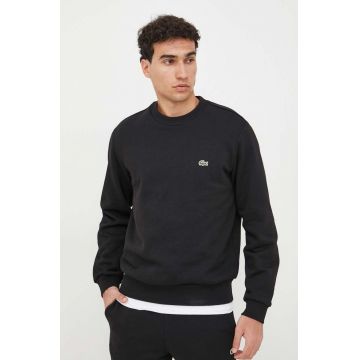 Lacoste bluză bărbați, culoarea negru, uni SH9608-132