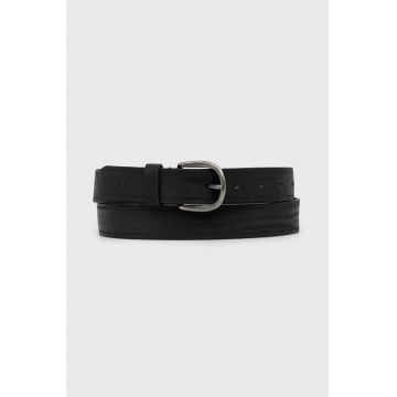 Sisley curea de piele barbati, culoarea negru