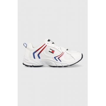 Tommy Jeans sneakers City Runner , culoarea alb