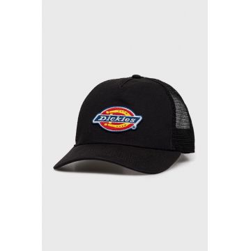 Dickies șapcă culoarea negru, cu imprimeu DK0A4XYGBLK1-BLACK