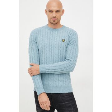 Lyle & Scott pulover din amestec de lana barbati, light