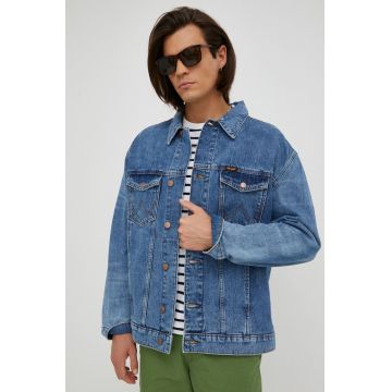 Wrangler geaca jeans barbati, de tranzitie, oversize