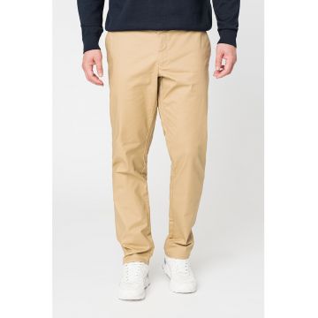 Pantaloni chino slim fit cu talie medie Hallden