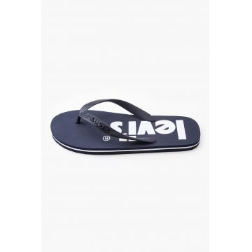 Papuci flip-flop cu logo stantat