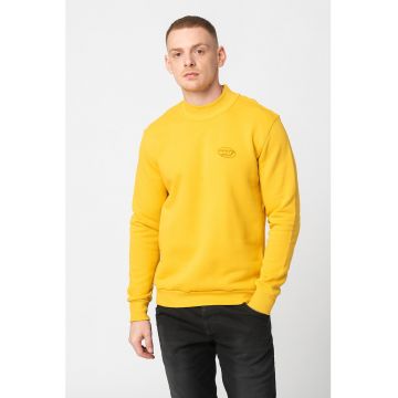 Bluza sport de bumbac cu decolteu la baza gatului Noris