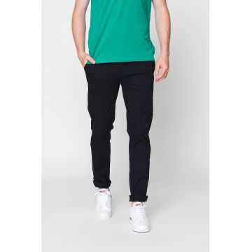 Pantaloni slim fit cu buzunare oblice