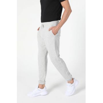 Pantaloni sport slim fit cu talie ajustabila