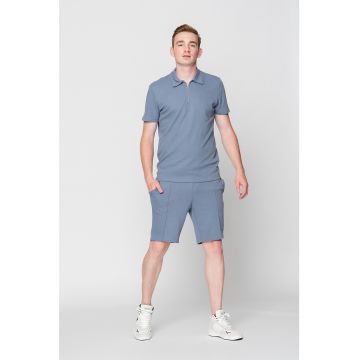 Set de tricou si pantaloni scurti sport cu detaliu logo Franco