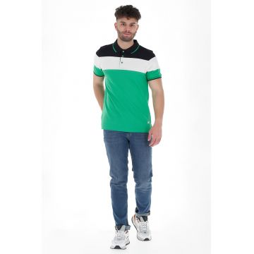 Tricou polo de bumbac pique