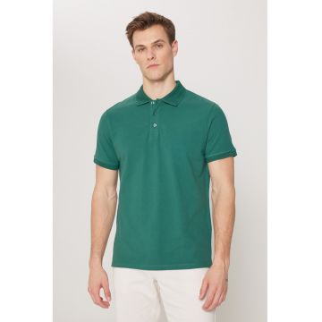 Tricou polo slim fit de bumbac