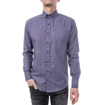 Camasa slim fit cu buzunar pe piept