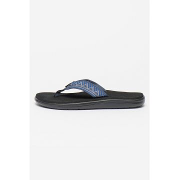 Papuci flip-flop cu bareta din material textil Voya