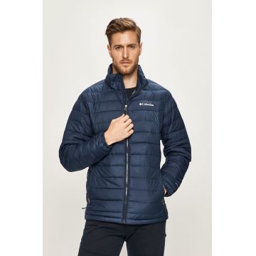 Columbia geaca sport Powder culoarea albastru marin, de iarna