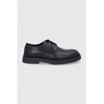 Vagabond Pantofi de piele bărbați, culoarea negru