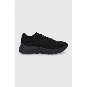 Vagabond Pantofi de piele întoarsă culoarea negru