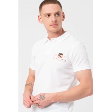 Tricou polo din material pique de bumbac Archive Shield