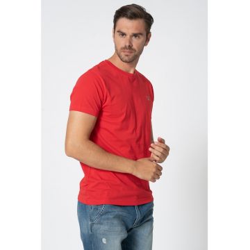 Tricou regular fit cu logo brodat Original