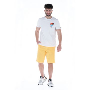 Pantaloni scurti de bumbac cu buzunare laterale