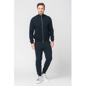 Bluza sport cu fermoar si buzunare laterale