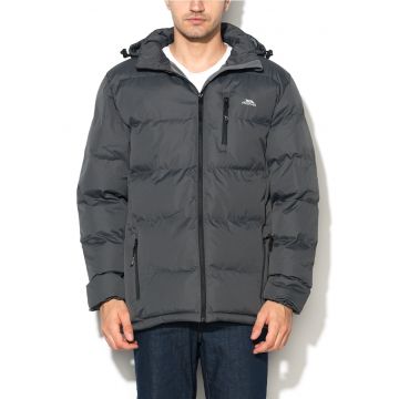 Jacheta cu vatelina si gluga detasabila ClipMAJKCAI20001 - Gri inchis