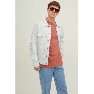 Jack & Jones - Jacheta de denim cu buzunare pe piept