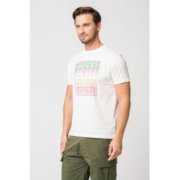 Tricou de bumbac cu imprimeu logo