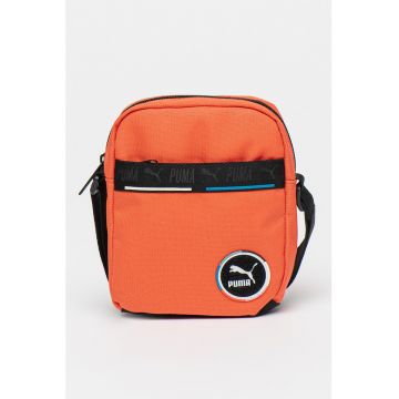 Geanta crossbody de piele ecologica cu logo Compact Portable