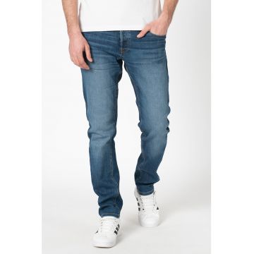 Blugi slim fit Glenn - Albastru inchis