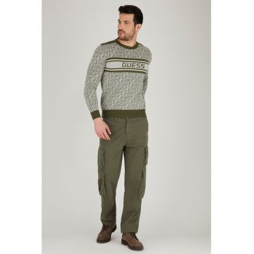 Pantaloni uni cargo