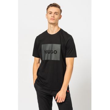 Tricou regular fit cu aplicatie logo Dulive