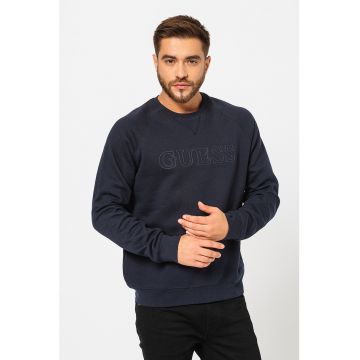 Bluza cu imprimeu logo pe piept - pentru fitness