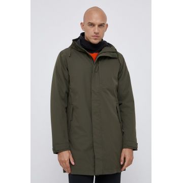 Helly Hansen geaca barbati, culoarea verde, de tranzitie