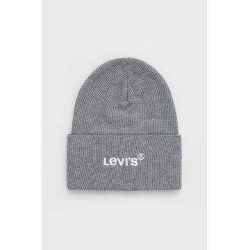 Levi's căciulă culoarea gri D5548.0005-55