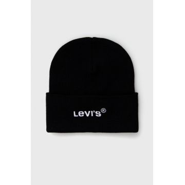 Levi's Căciulă culoarea negru