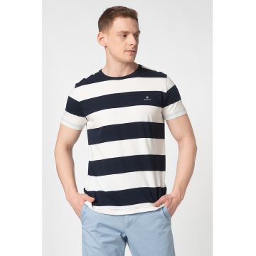 Tricou de bumbac cu model in dungi Barstripe