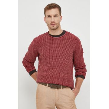 Pepe Jeans pulover de bumbac barbati, culoarea rosu,